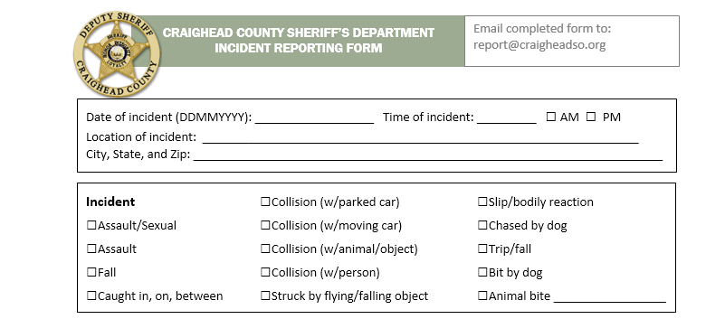 Incident report thumbnail