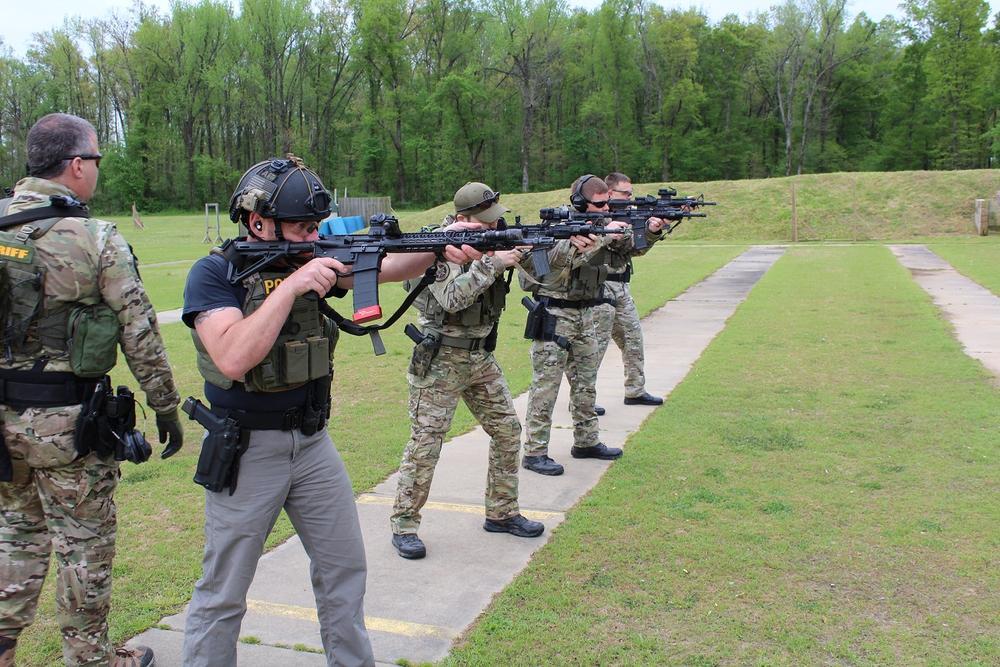 Special Response Team on Shooting Range