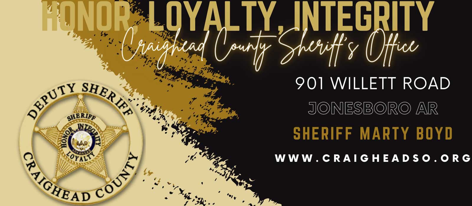 Craighead County Sheriff Address Information and Slogan