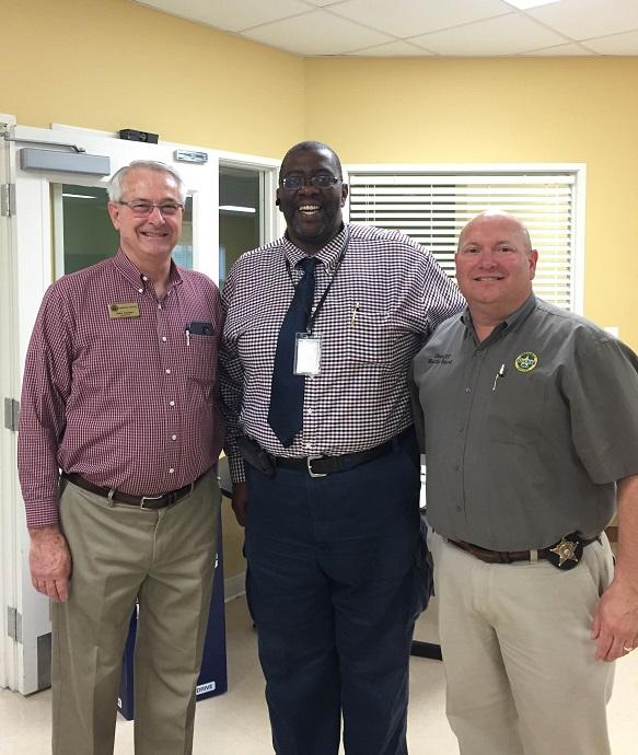 Senator John Cooper, Dwayne Yarbrough, and Sheriff Marty Boyd.JPG